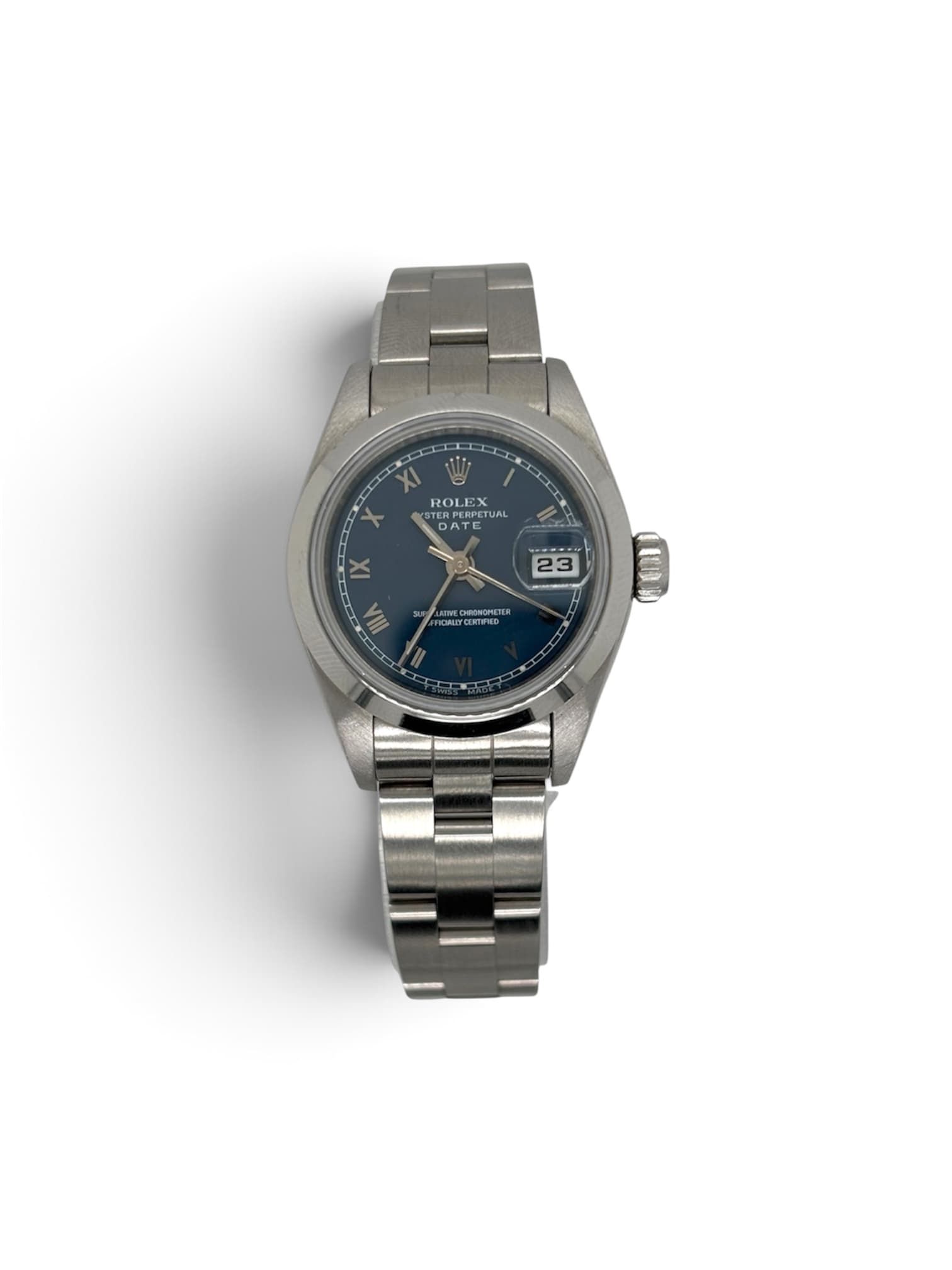 Rolex Oyster Perpetual Date "Blue Roman Dial"
