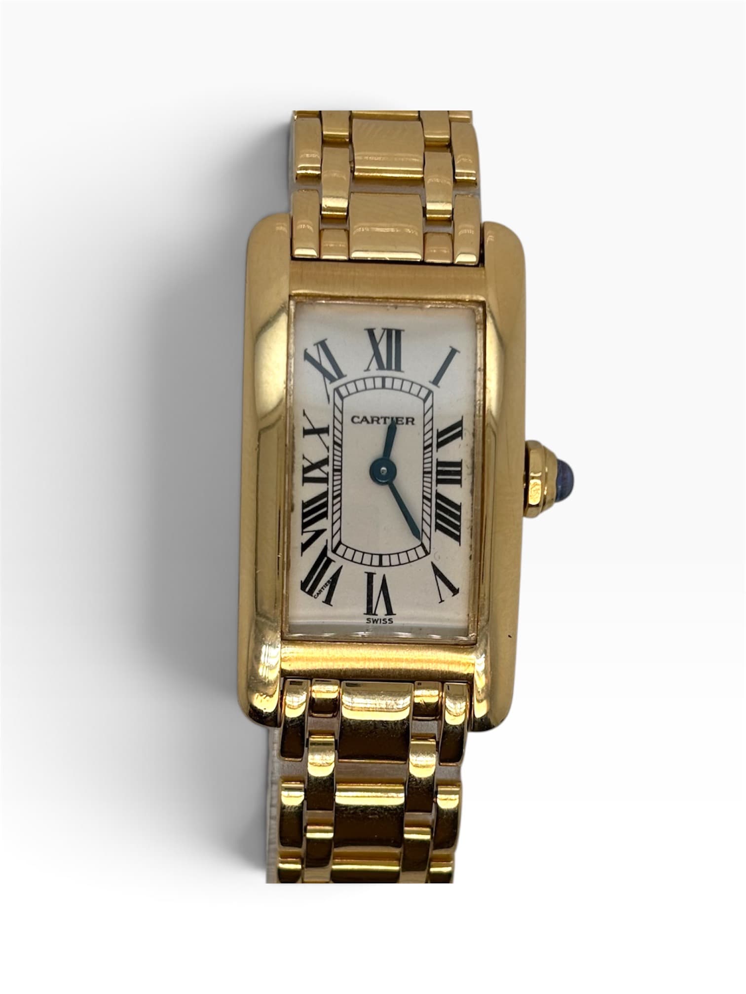 Cartier Tank Américaine Small Model (Full Gold Bracelet Edition)