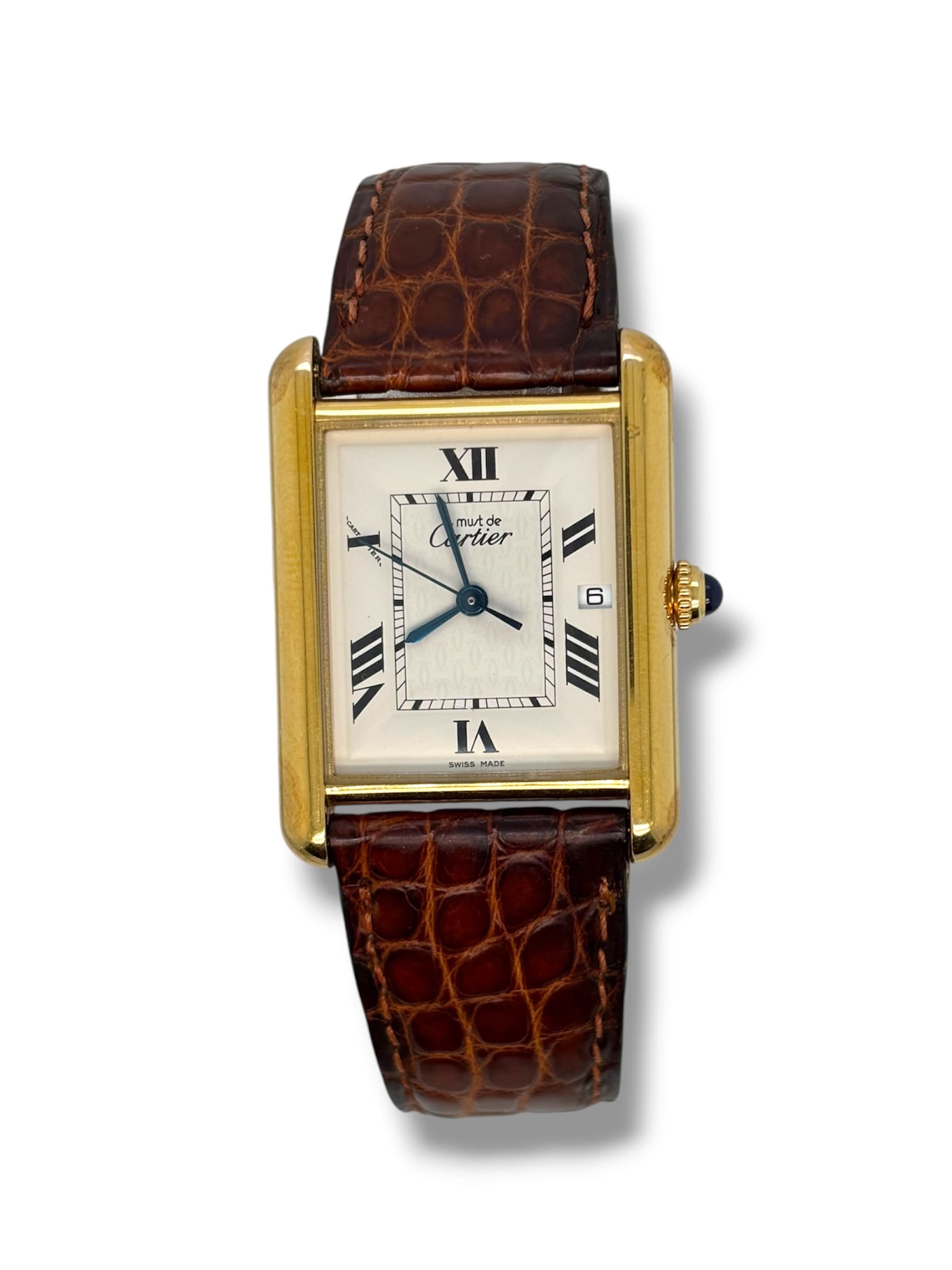 Must de Cartier Tank Vermeil Date (Large)